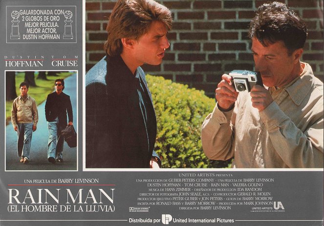 Rain Man: Encontro De Irmãos - Cartões lobby - Tom Cruise, Dustin Hoffman