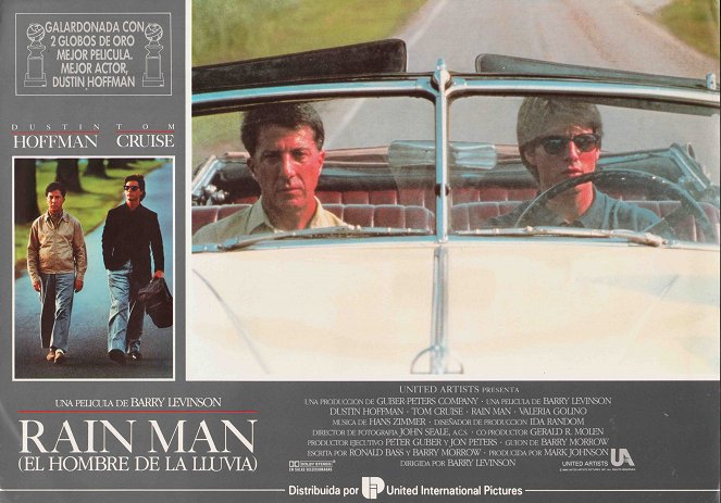 Rain Man - Cartes de lobby - Dustin Hoffman, Tom Cruise