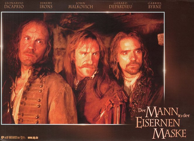 Człowiek w żelaznej masce - Lobby karty - John Malkovich, Gérard Depardieu, Jeremy Irons