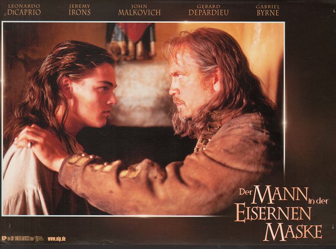 Człowiek w żelaznej masce - Lobby karty - Leonardo DiCaprio, John Malkovich
