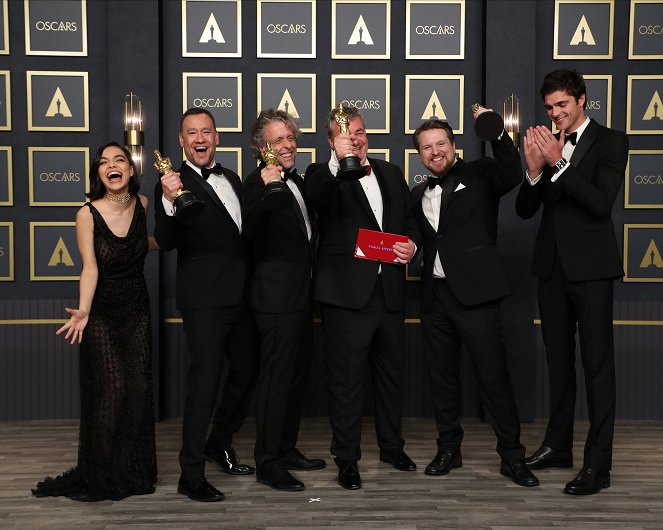 94th Annual Academy Awards - Promo - Rachel Zegler, Brian Connor, Paul Lambert, Gerd Nefzer, Tristan Myles, Jacob Elordi