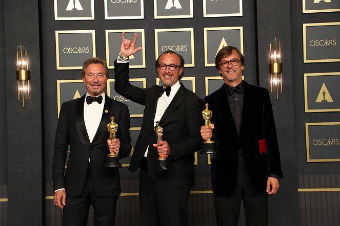 Oscar-gaala 2022 - Promokuvat - Patrick Wachsberger, Fabrice Gianfermi, Philippe Rousselet