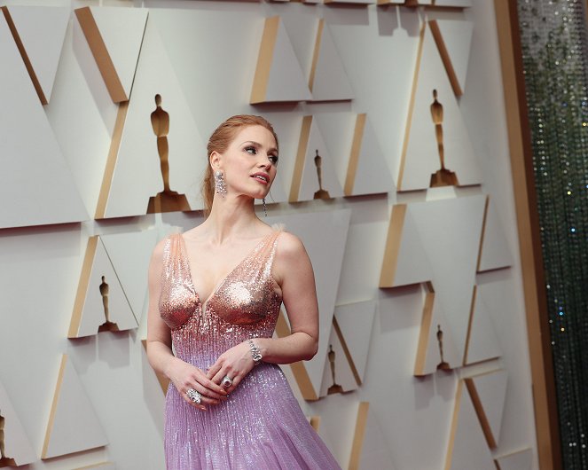 94th Annual Academy Awards - Z imprez - Red Carpet - Jessica Chastain