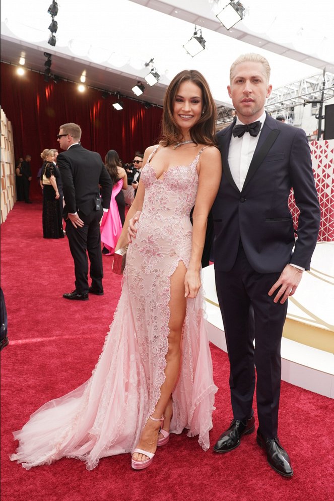 94th Annual Academy Awards - Events - Red Carpet - Lily James, Michael Shuman