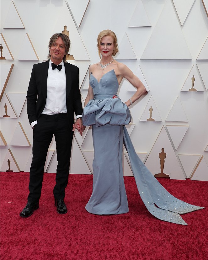 Oscar-gaala 2022 - Tapahtumista - Red Carpet - Keith Urban, Nicole Kidman