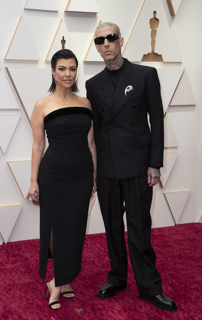 94th Annual Academy Awards - Events - Red Carpet - Kourtney Kardashian, Travis Barker