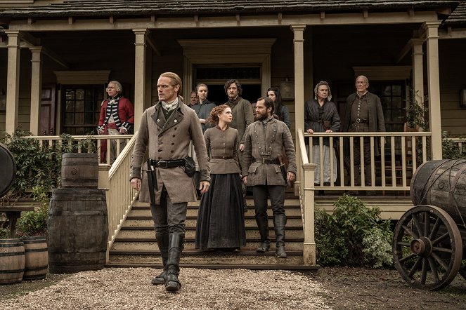 Outlander - Az idegen - Season 6 - Echoes - Filmfotók - Sam Heughan, Sophie Skelton, Richard Rankin
