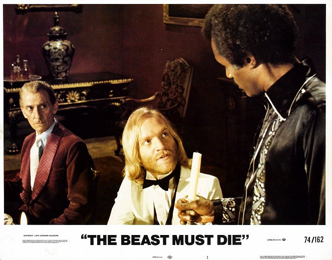 The Beast Must Die - Cartes de lobby - Peter Cushing, Tom Chadbon, Calvin Lockhart