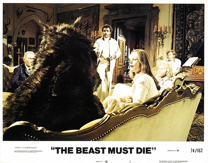 The Beast Must Die - Cartes de lobby - Peter Cushing, Calvin Lockhart, Ciaran Madden, Tom Chadbon, Michael Gambon