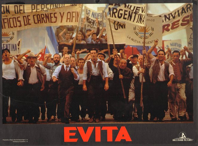 Evita - Cartões lobby - Antonio Banderas