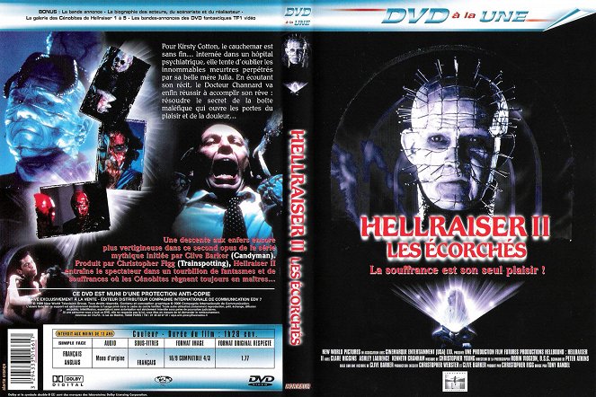 Hellbound: Hellraiser II - Carátulas