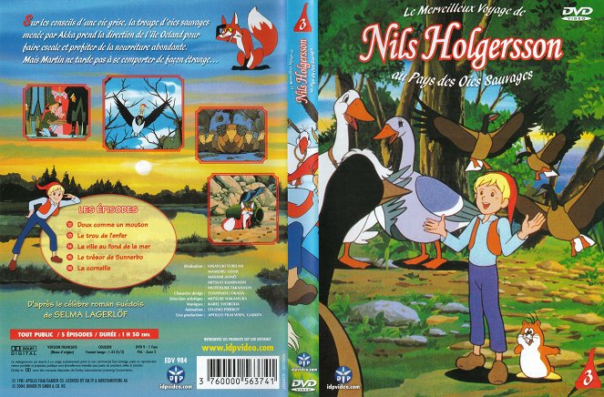 The Wonderful Adventures of Nils - Covers