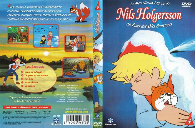 The Wonderful Adventures of Nils - Covers