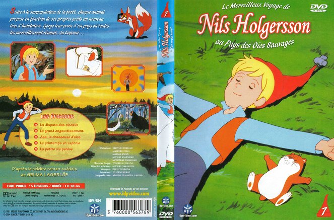 Podivuhodná cesta malého Nilsa Holgerssona s divými husami - Covery