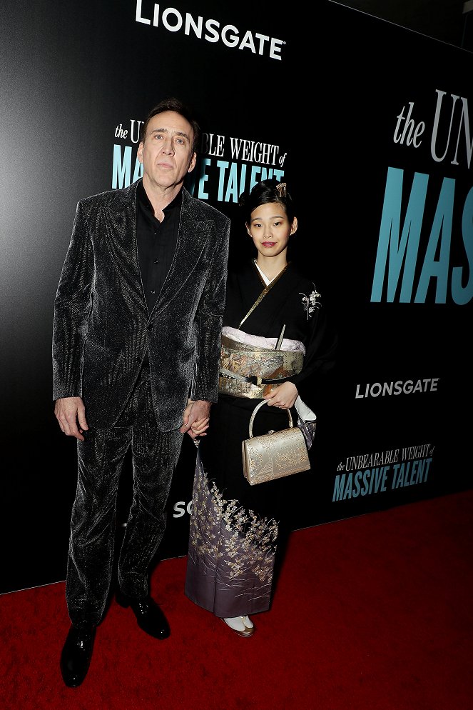 Un talent en or massif - Événements - Special Screening of "The Unbearable Weight of Massive Talent" at the Regal Essex Theatre on April 10th, 2022 in New York, New York - Nicolas Cage, Riko Shibata