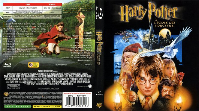 Harry Potter y la Piedra Filosofal - Carátulas