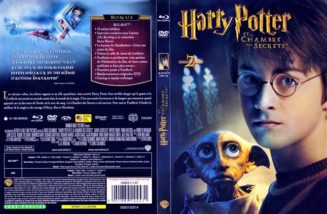 Harry Potter a Tajomná komnata - Covery