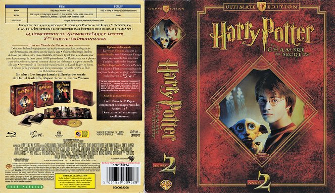 Harry Potter et la chambre des secrets - Couvertures