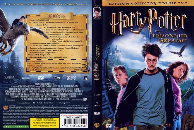 Harry Potter y el Prisionero de Azkaban - Carátulas