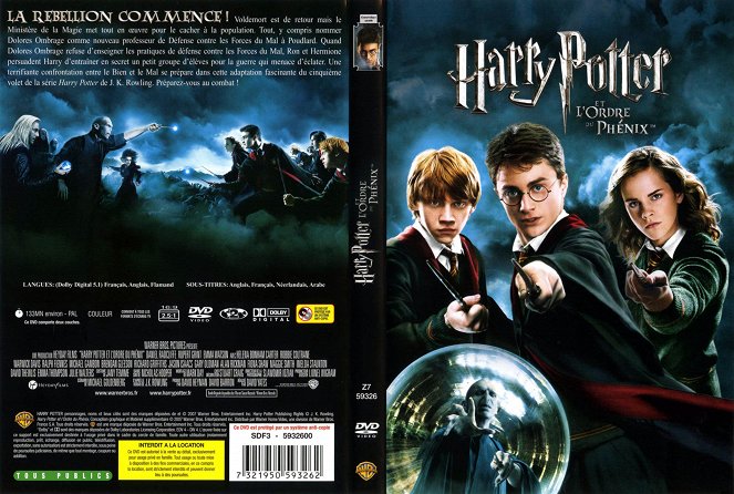 Harry Potter y la Orden del Fénix - Carátulas