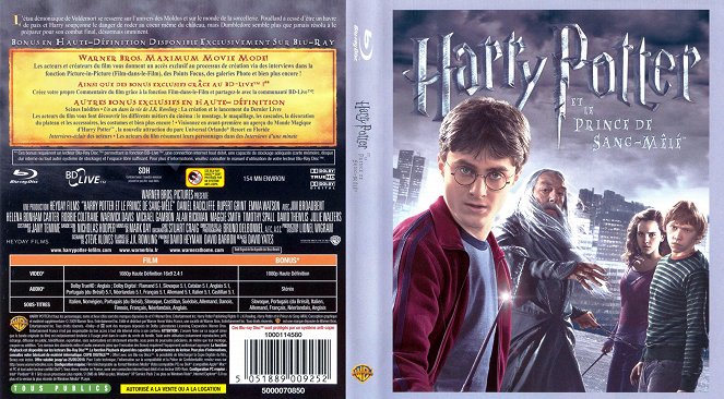 Harry Potter y el Misterio del Príncipe - Carátulas
