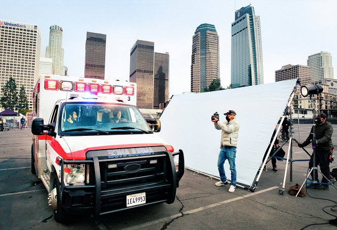 Ambulância - Um Dia de Crime - De filmagens
