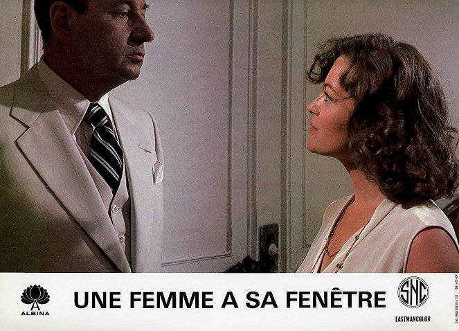 Žena u okna - Fotosky - Philippe Noiret, Romy Schneider