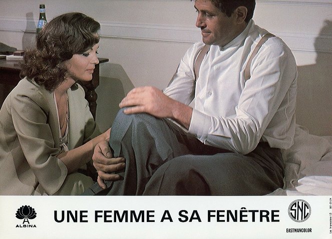 Die Frau am Fenster - Lobbykarten - Romy Schneider, Victor Lanoux