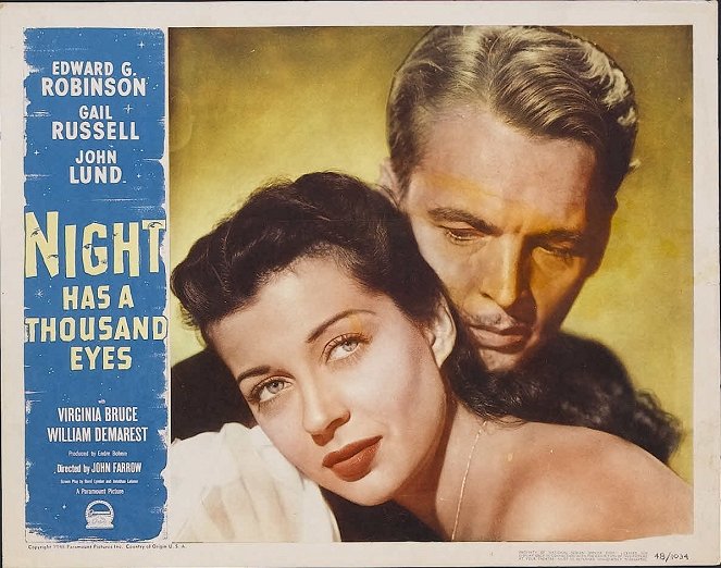 Night Has a Thousand Eyes - Lobby Cards - Gail Russell, John Lund