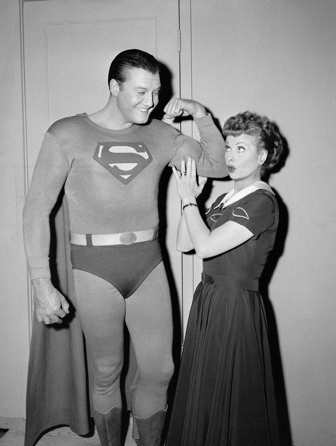 I Love Lucy - Season 6 - Lucy and Superman - Promóció fotók - George Reeves, Lucille Ball