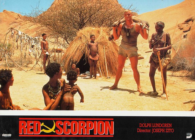 Red Scorpion - Lobbykarten - Dolph Lundgren