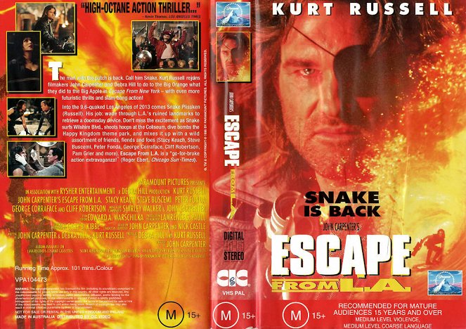 Escape from L.A. - Covers
