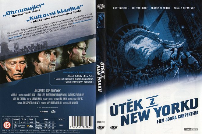 Escape from New York - Covers - Lee Van Cleef, Harry Dean Stanton, Kurt Russell