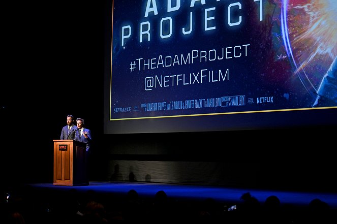 O Projeto Adam - De eventos - The Adam Project World Premiere at Alice Tully Hall on February 28, 2022 in New York City - Ryan Reynolds, Shawn Levy