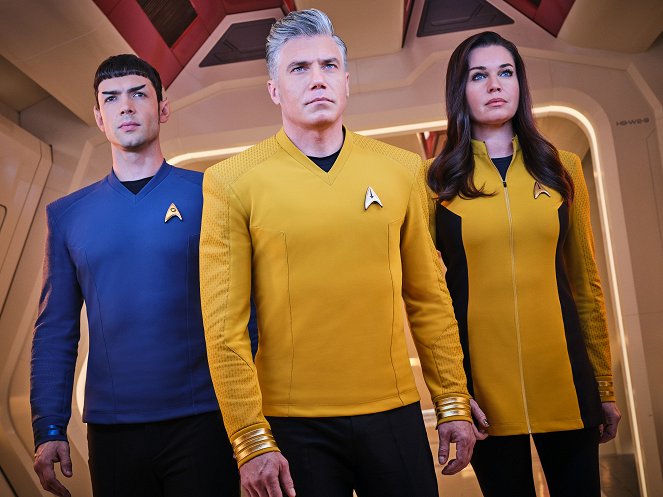 Star Trek: Strange New Worlds - Season 1 - Promoción - Ethan Peck, Anson Mount, Rebecca Romijn