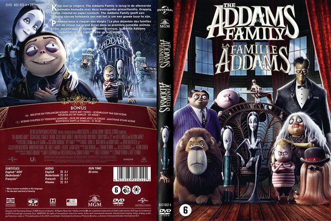 La familia Addams - Carátulas