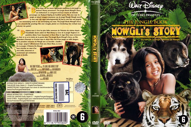 La historia de Mowgli - Carátulas