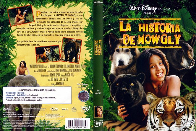 La historia de Mowgli - Carátulas