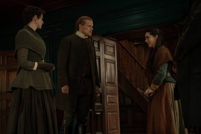 Outlander - Az idegen - The World Turned Upside Down - Filmfotók - Caitríona Balfe, Sam Heughan, Jessica Reynolds
