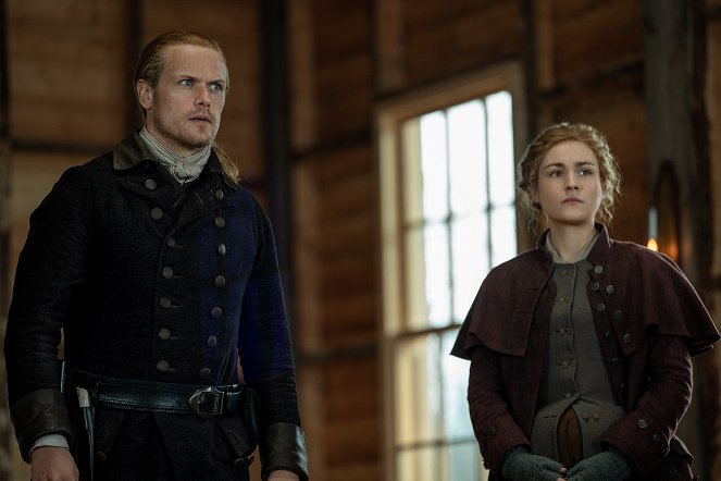 Outlander - Die Highland-Saga - Stock und Stein - Filmfotos - Sam Heughan, Sophie Skelton