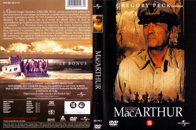 MacArthur - kapinallinen kenraali - Coverit