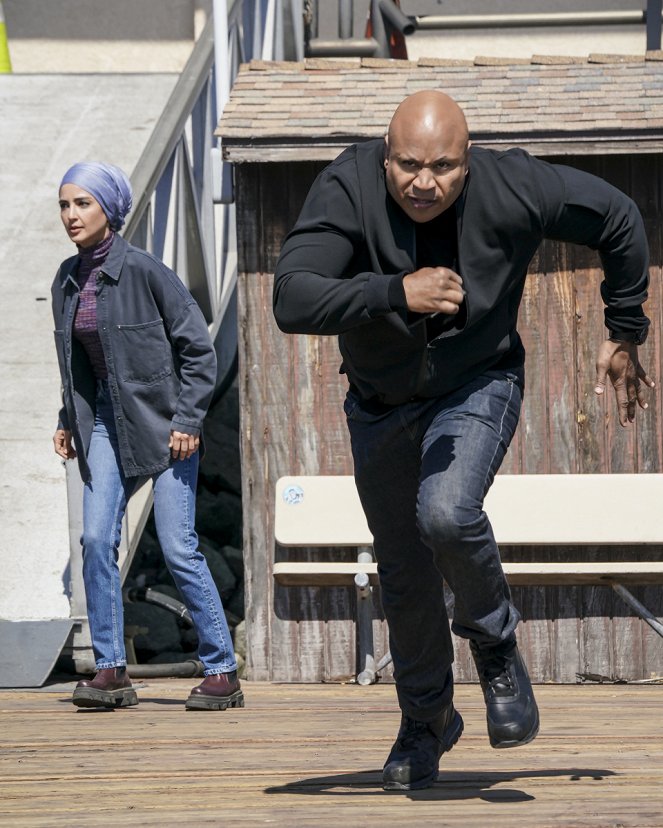 NCIS: Los Angeles - Live Free or Die Standing - Photos - Medalion Rahimi, LL Cool J