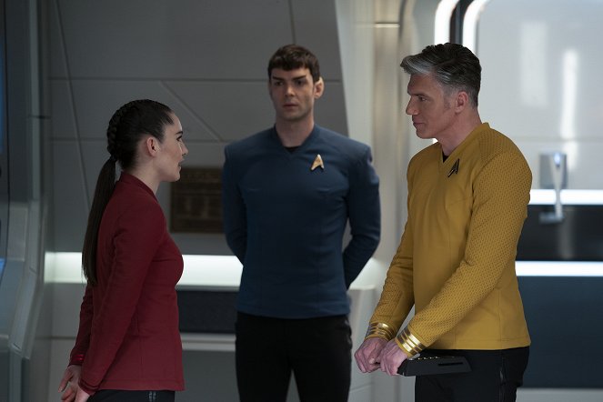 Star Trek: Neznáme svety - Podivné nové světy - Z filmu - Christina Chong, Ethan Peck, Anson Mount