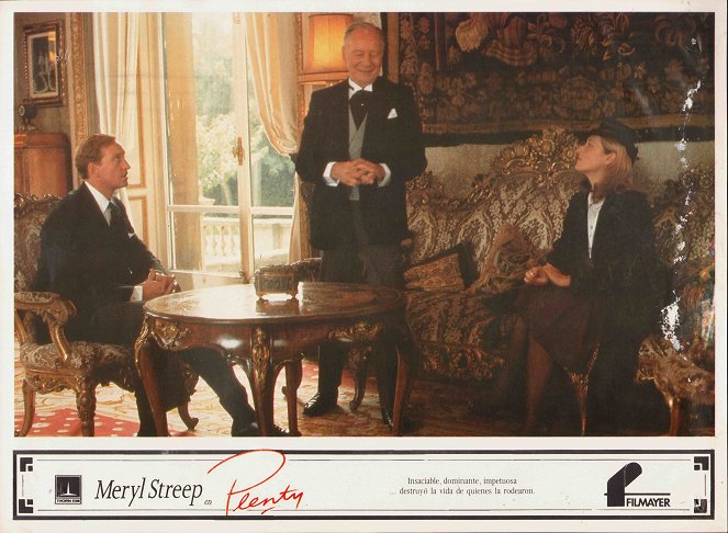 Plenty - Lobbykaarten - Charles Dance, John Gielgud, Meryl Streep