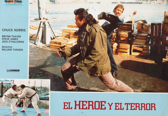 Hero and the Terror - Lobbykaarten - Branscombe Richmond, Chuck Norris