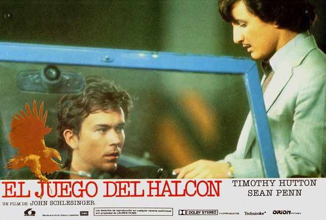 Der Falke und der Schneemann - Lobbykarten - Timothy Hutton, Sean Penn