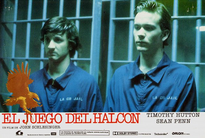 Le Jeu du faucon - Cartes de lobby - Sean Penn, Timothy Hutton