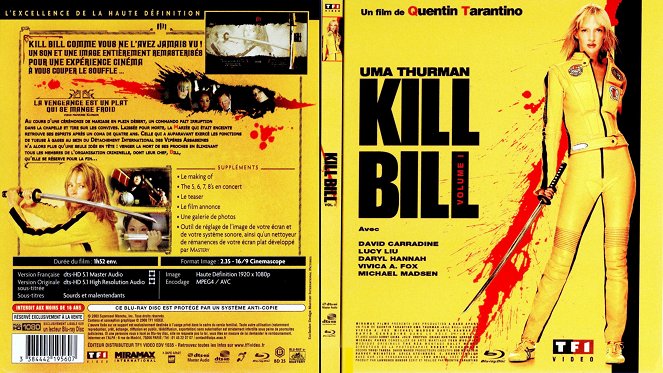 Kill Bill - A Vingança (vol. 1) - Capas