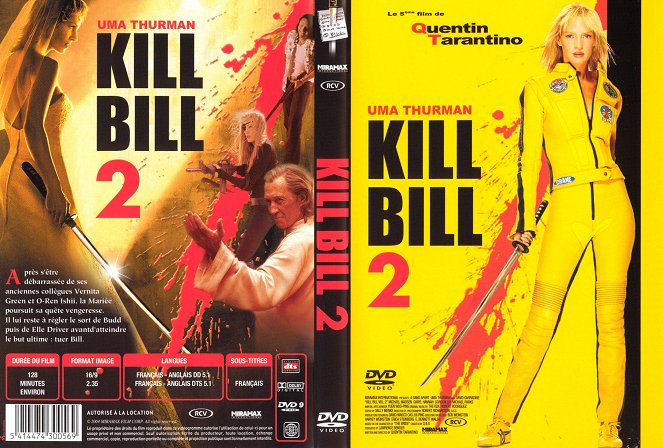Kill Bill: Volumen 2 - Carátulas