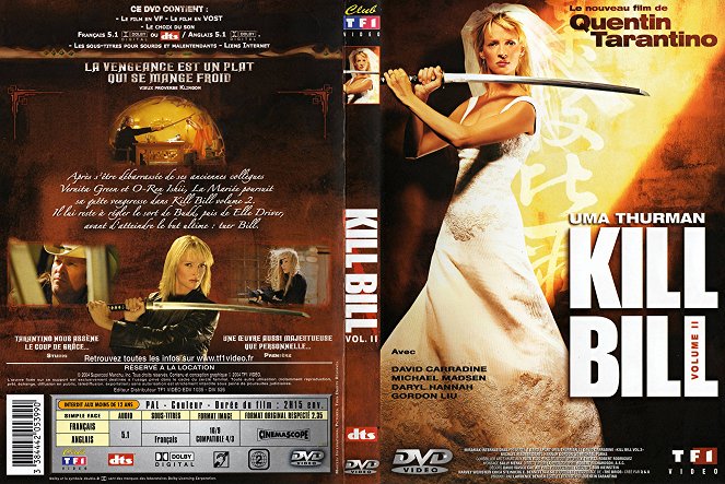 Kill Bill : Volume 2 - Couvertures